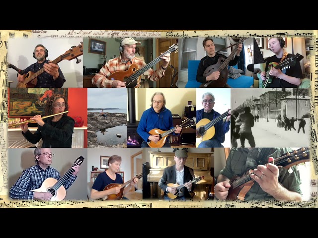 Collage of players performing Qui Est Fou on YouTube